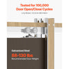 VEVOR Pocket Door Frame Kit, for 24-30 in Wide 80 in High Door, Pocket Door Kit with Two-Way Soft Close Mechanism, Slide Smoothly Quietly, Easy to Install, Wood and Galvanized Steel, for Living Room