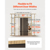 VEVOR Pocket Door Frame Kit, for 24-30 in Wide 80 in High Door, Pocket Door Kit with Two-Way Soft Close Mechanism, Slide Smoothly Quietly, Easy to Install, Wood and Galvanized Steel, for Living Room