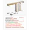VEVOR Pocket Door Frame Kit, for 24-30 in Wide 80 in High Door, Pocket Door Kit with Two-Way Soft Close Mechanism, Slide Smoothly Quietly, Easy to Install, Wood and Galvanized Steel, for Living Room