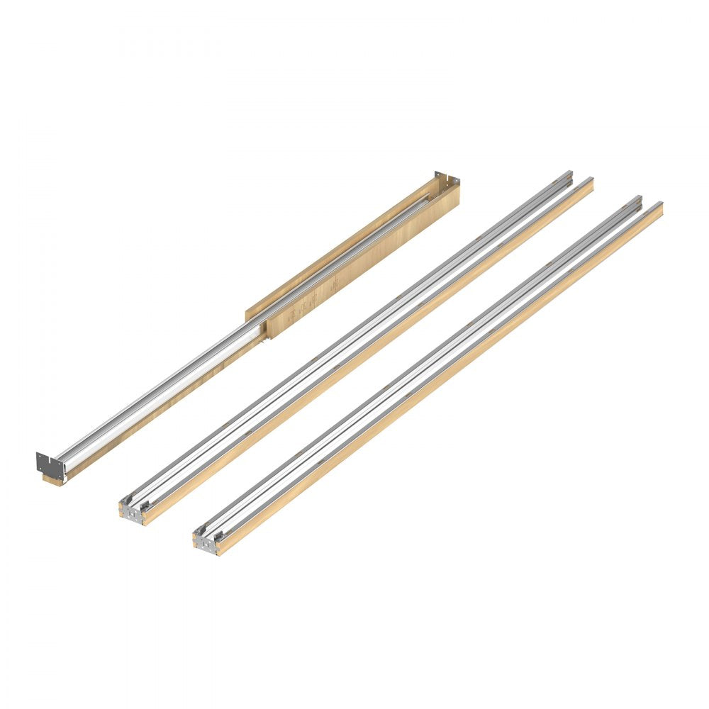 VEVOR Pocket Door Frame Kit, for 24-30 in Wide 80 in High Door, Pocket Door Kit with Two-Way Soft Close Mechanism, Slide Smoothly Quietly, Easy to Install, Wood and Galvanized Steel, for Living Room