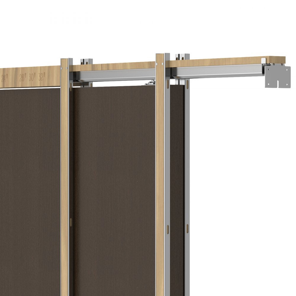 VEVOR Pocket Door Frame Kit, for 24-30 in Wide 80 in High Door, Pocket Door Kit with Two-Way Soft Close Mechanism, Slide Smoothly Quietly, Easy to Install, Wood and Galvanized Steel, for Living Room