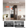 VEVOR Pocket Door Frame Kit 32" x 84" Pocket Door Kit with Steel Studs, For Home Doors, Two-Way Soft Close Mechanism, Smooth & Quiet Sliding, Space-Saving Hidden Installation, Adjustable Width