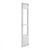 VEVOR Dog Door for Sliding Glass Door, 75 7/8" to 80 11/16" Adjustable Height, Aluminum Alloy Frame with Flap, Lock Design, for Large-Sized Dogs, 180° Swing-Open Sliding Glass Pet Doors for Renters