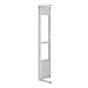 VEVOR Dog Door for Sliding Glass Door, 75 7/8" to 80 11/16" Adjustable Height, Aluminum Alloy Frame with Flap, Lock Design, for Large-Sized Dogs, 180° Swing-Open Sliding Glass Pet Doors for Renters