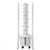 VEVOR Hydroponic Tower, 45 Pods 9 Tiers Hydroponics Growing System Kit with LED Grow Light, App Control & Casters, Vertical Home Garden with 20L Water Tank & Pump for Indoor Herbs, Fruits, Vegetables