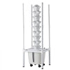 VEVOR Hydroponic Tower, 45 Pods 9 Tiers Hydroponics Growing System Kit with LED Grow Light, App Control & Casters, Vertical Home Garden with 20L Water Tank & Pump for Indoor Herbs, Fruits, Vegetables