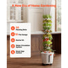 VEVOR Hydroponic Tower, 50 Pods 10 Tiers Hydroponics Growing System Kit with App Control & Casters, Vertical Home Garden with 20L Water Tank & Pump, Planter for Indoor Herbs, Fruits and Vegetables