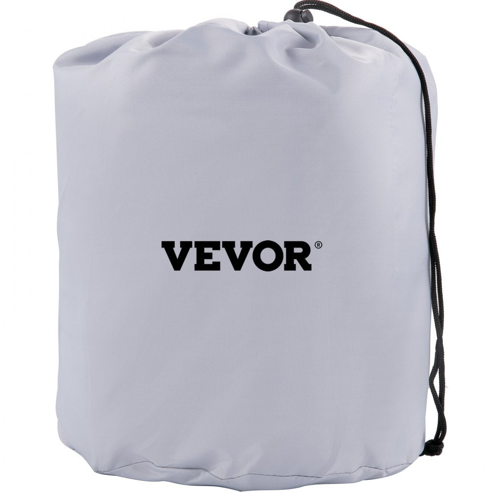 VEVOR Waterproof Boat Cover, 25'-28' Trailerable Boat Cover, Beam Width up to 118" v Hull Cover Heavy Duty 600D Marine Grade Polyester Mooring Cover for Fits V-Hull Boat with 5 Tightening Straps