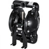 VEVOR Air-Operated Double Diaphragm Pump 1 inch Inlet Outlet Aluminum 24 GPM Max 120PSI for Industrial Use