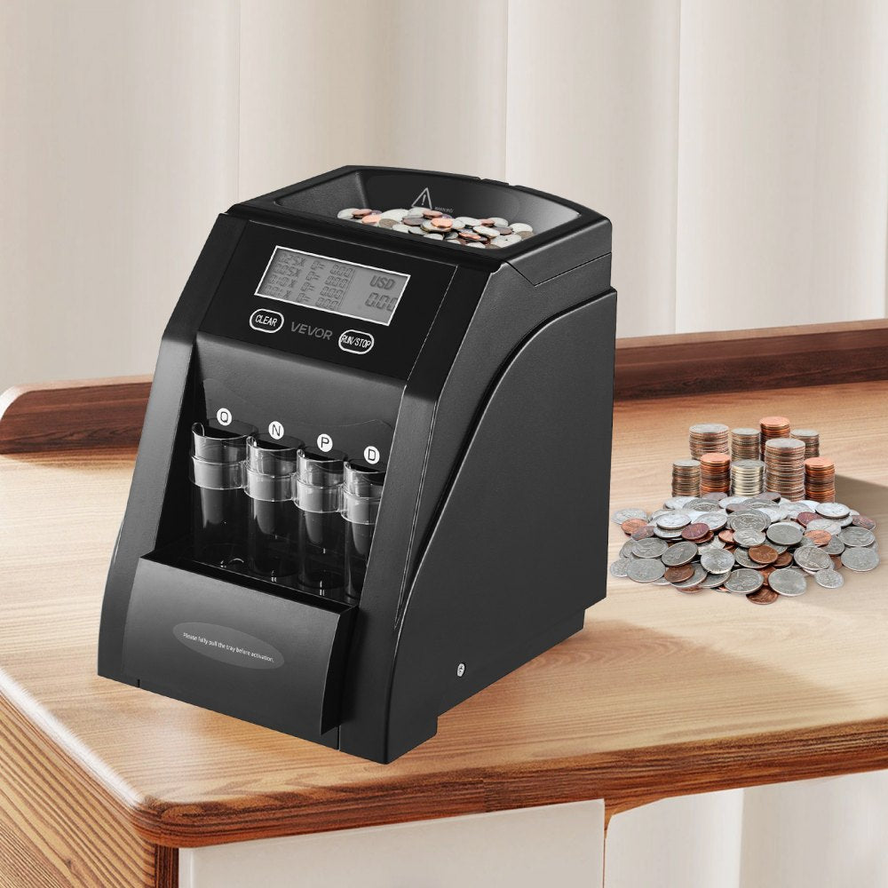 Vevor Coin Sorter USD Coin Counter Machine New –