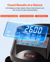 VEVOR Coin Counter Machine, 5 Denominations, Accurate Coin Sorter Machine, Sorts Up to 225 Coins Per Minute, USD Change Counter with LCD Display, Smooth Operation, Batch Feature, Holds 1500 Coins