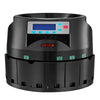 VEVOR Coin Counter Machine, 5 Denominations, Accurate Coin Sorter Machine, Sorts Up to 225 Coins Per Minute, USD Change Counter with LCD Display, Smooth Operation, Batch Feature, Holds 1500 Coins