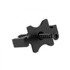 VEVOR 1000PCS Hidden Deck Fasteners for Composite Decking Board, Universal Composite T Clips & Plastic Hidden Fasteners with Metal Screws,Polypropylene PP Clips Works with 0.26 inch Gaps, Black