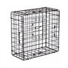 VEVOR Crab Trap, 2 Packs, 24.4x24.4x11.8 inch Heavy Duty Large Crab Pot Trap for Dungeness, Black PVC Coated Wire Mesh for Stealth, with Gauge, Red/White Float, 100ft Leaded Core Rope, and Gloves