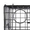 VEVOR Crab Trap, 2 Packs, 24.4x24.4x11.8 inch Heavy Duty Large Crab Pot Trap for Dungeness, Black PVC Coated Wire Mesh for Stealth, with Gauge, Red/White Float, 100ft Leaded Core Rope, and Gloves