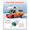 VEVOR Diesel Heater Fuel Pump, 12V DC Car Air Heater Diesel Fuel Dosing Pump, 22ML Aluminum Air Diesels Parking Heaters Pumps Fits for 2KW 5KW 8KW Diesels Heaters, Quiet Design, Pulse Technology