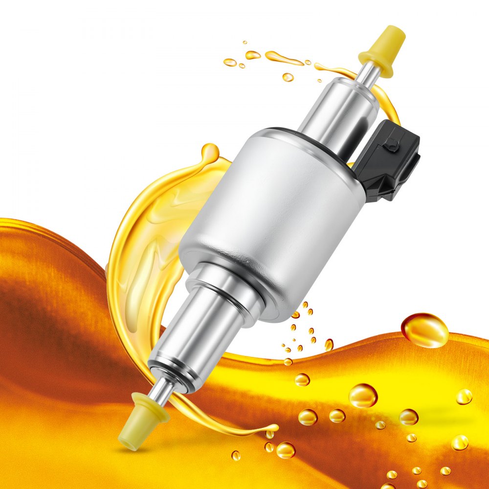 VEVOR Diesel Heater Fuel Pump, 12/24V DC Car Air Heater Diesel Fuel Dosing Pump, 22 to 32ML Air Diesels Parking Heaters Pumps Fits for 2KW 5KW 8KW Diesels Heaters, Quiet Design, Pulse Technology