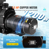 VEVOR Above Ground Pool Pump, 1.5 HP, 100 GPM Single Speed Swimming Pool Pump, 110V/240V 3450 RPM 50.9 ft Max Head Pool Pump with Filter Basket, for Above Ground Pools Hot Tubs Spas