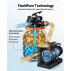 VEVOR FlashPure Sand Filter Pump, 12 in for Above Ground Pool, 0.5 HP 3000 GPH, Swimming Pool Filter System with Timer, 6X Faster Filtration, Media Installed, Leak-Resistant, Ready to Use Out of Box