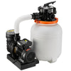 VEVOR FlashPure Sand Filter Pump, 12 in for Above Ground Pool, 0.5 HP 3000 GPH, Swimming Pool Filter System with Timer, 6X Faster Filtration, Media Installed, Leak-Resistant, Ready to Use Out of Box