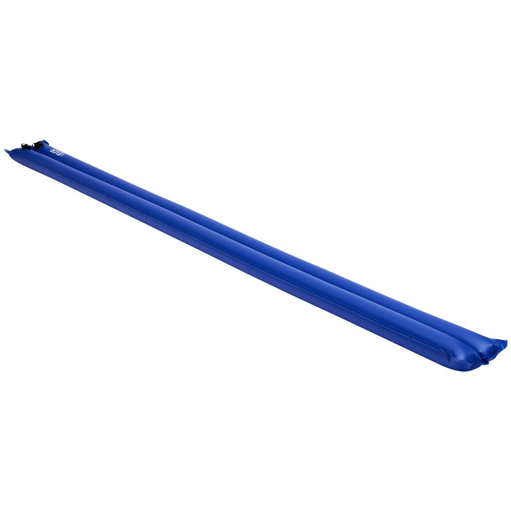 VEVOR Pool Cover Water Bags, 12 Packs 10 Ft, Double Chamber Pool Cover Water Tubes, 0.4mm Thick PVC Bags Weights with Leakproof Screw Cap, for Inground Swimming-Pool Covers Winter Closing, Blue