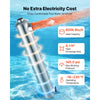 VEVOR Pool Heat Exchanger, 600K BTU Swimming Pool Heater Exchanger, 316L Stainless Steel Construction, High Efficiency Water to Water Transfer Heating System for Spa, Hot Tub, Indoor/Outdoor, Silver