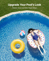 VEVOR 12 x 24 ft Oval Pool Liner, Overlap Style Above Ground Pool Liners, 48-to-54inch Wall Height, Durable Pool Liner, Standard Gauge Vinyl, for Steel Sided Above-Ground Swimming Pools