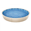VEVOR 8-ft Round Above Ground Pool Liner, Overlap Pool Liners, Standard Gauge Vinyl, 48-to-54inch Wall Height, Designed for Steel Sided Above-Ground Swimming Pools