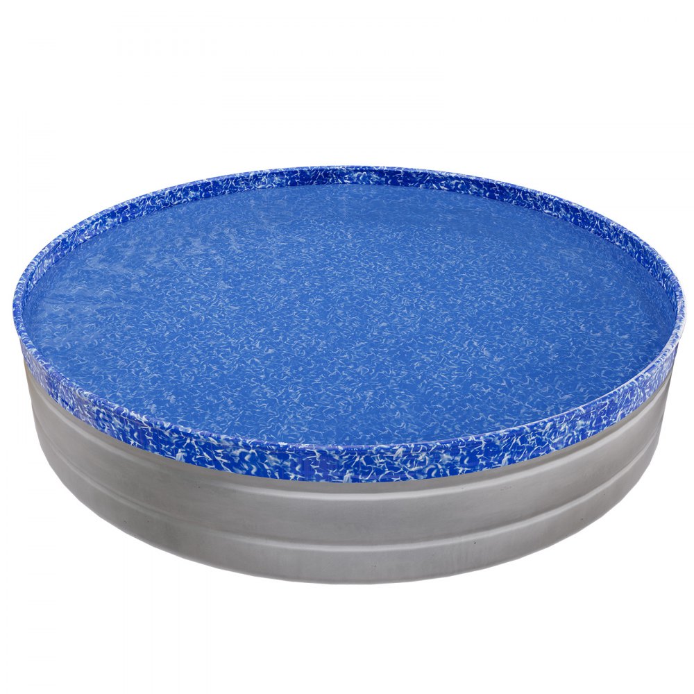 VEVOR 10ft Pool Liner, Round Overlap Swimming Pool Liner for 27.5 in Wall Height, Heavy Gauge Vinyl, Easy Install with Leak-Proof Patches, Designed for Steel Sided Above-Ground,Outdoor, Crystal