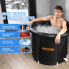 VEVOR Ice Bath Tub, Cold Water Therapy Plunge Tub for Athletes, Portable Outdoor Ice Barrel Plunge Pool for Recovery, 105 Gal Inflatable Folding Bathtub with Cover, Home Ice Pod for Adult, 34"Lx30"H