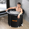 VEVOR Ice Bath Tub, Cold Water Therapy Plunge Tub for Athletes, Portable Outdoor Ice Barrel Plunge Pool for Recovery, 105 Gal Inflatable Folding Bathtub with Cover, Home Ice Pod for Adult, 34"Lx30"H