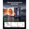 VEVOR Pool Heat Pump Max 70730 BTU, Electric Pool Heater for Above & In-Ground Up to 19812 Gallons, All-DC Inverter Technology, WiFi & App Remote Control, Multiple Protection for Swimming Party
