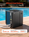 VEVOR pool heat pump - angled view 2