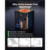 VEVOR Pool Heat Pump Max 104790 BTU, Electric Pool Heater for In-Ground Up to 27738 Gallons, All-DC Inverter Technology, WiFi & App Remote Control, Multiple Protection for Swimming Parties