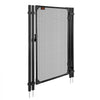 VEVOR Pool Fence Gate, 4 x 2.5 ft Inground Swimming Pool Fences Gate, Outdoor Security Fencing Door Kit with Metal Latch and Stopper, 352 gsm Teslin PVC Mesh, Square Tube, Easy Installation, Black