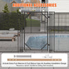 VEVOR Pool Fence Gate, 4 x 2.5 Ft, Easy DIY Installation Inground Pool Gate, Pool Fence Gate Kit with Stainless Steel Latch, Removable Child & Pet Security Pool Fencing