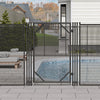 VEVOR Pool Fence Gate, 4 x 2.5 Ft, Easy DIY Installation Inground Pool Gate, Pool Fence Gate Kit with Stainless Steel Latch, Removable Child & Pet Security Pool Fencing