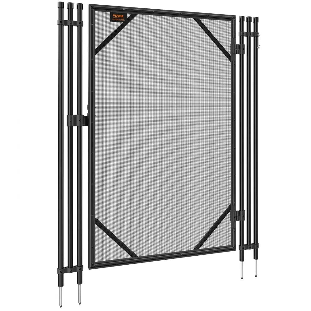 VEVOR Pool Fence Gate, 4 x 2.5 Ft, Easy DIY Installation Inground Pool Gate, Pool Fence Gate Kit with Stainless Steel Latch, Removable Child & Pet Security Pool Fencing