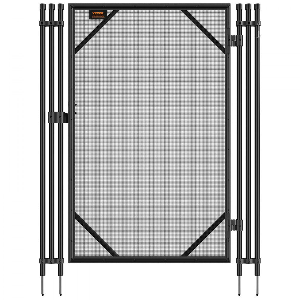 VEVOR Pool Fence Gate, 4 x 2.5 Ft, Easy DIY Installation Inground Pool Gate, Pool Fence Gate Kit with Stainless Steel Latch, Removable Child & Pet Security Pool Fencing