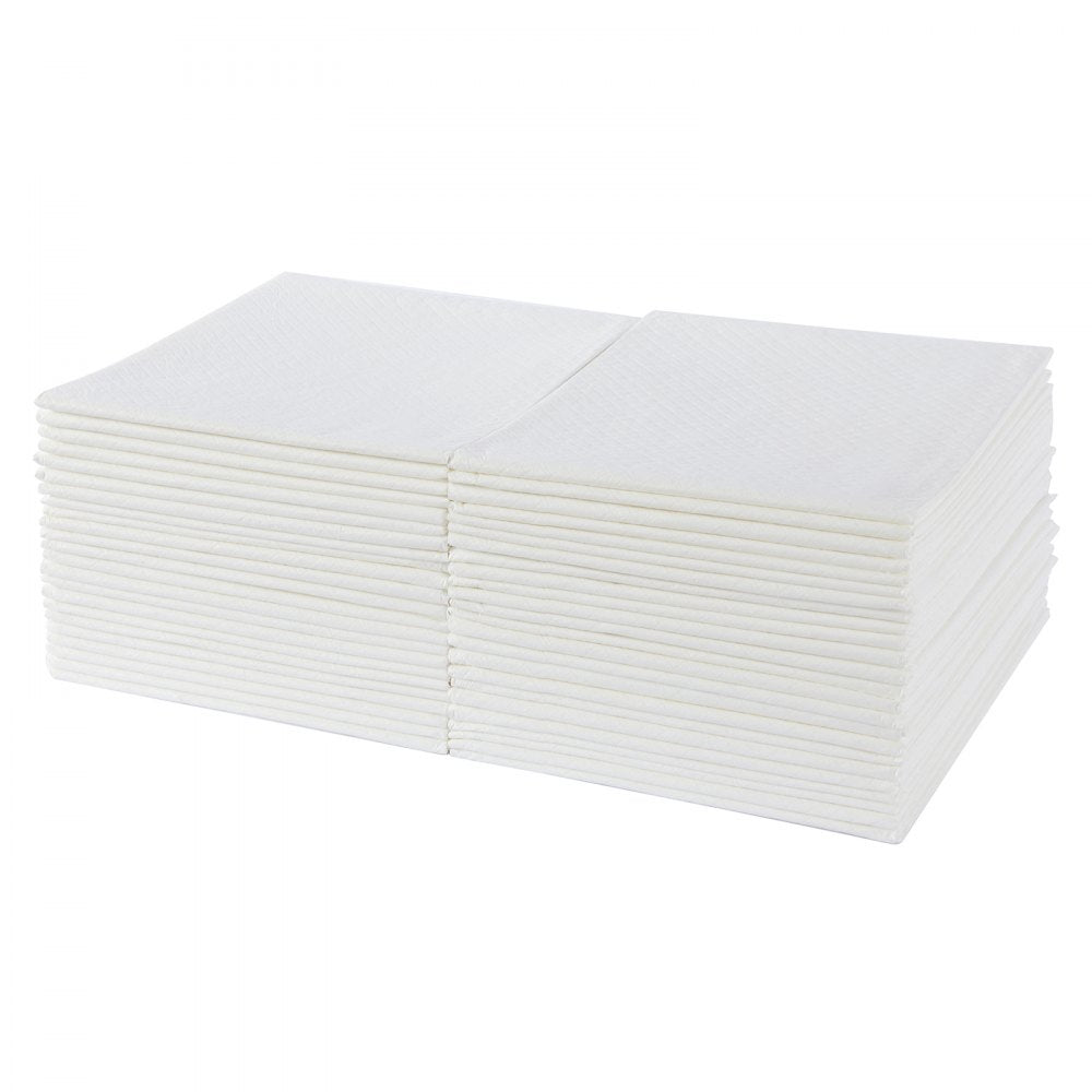 VEVOR Disposable Underpads, 30" x 36" Incontinence Bed Pads, Super Absorbent Chux Pads with 5-Layer Protection for Bed Sofa and Mattress, Protective Bedwetting Pad for Pet Adult Kid Elderly (75-Pack)