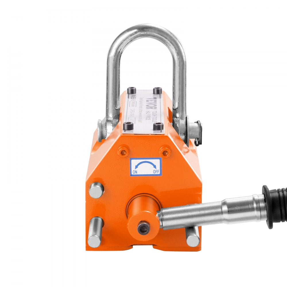 VEVOR Magnetic Lifter, 880 lbs/400 kg Pulling Capacity, 2.5 Safety Factor, Neodymium & Steel, Lifting Magnet with Release, Permanent Lift Magnets, Heavy Duty Magnet for Hoist, Shop Crane, Block, Board
