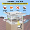 VEVOR Chimney Cap, 13\" x 13\" Flue Caps, 304 Stainless Steel Fireplace Chimney Cover, Adjustable Metal Spark Arrestor with Bolts Screws, Mesh Chimney Flue Cover for Outside Existing Clay Flue Tile