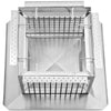 VEVOR Chimney Cap, 13\" x 13\" Flue Caps, 304 Stainless Steel Fireplace Chimney Cover, Adjustable Metal Spark Arrestor with Bolts Screws, Mesh Chimney Flue Cover for Outside Existing Clay Flue Tile