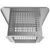 VEVOR Chimney Cap, 13\" x 24\" Flue Caps, 304 Stainless Steel Fireplace Chimney Cover, Adjustable Metal Spark Arrestor with Bolts Screws, Mesh Chimney Flue Cover for Outside Existing Clay Flue Tile