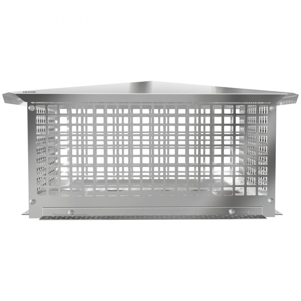 VEVOR Chimney Cap, 13\" x 24\" Flue Caps, 304 Stainless Steel Fireplace Chimney Cover, Adjustable Metal Spark Arrestor with Bolts Screws, Mesh Chimney Flue Cover for Outside Existing Clay Flue Tile