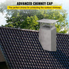 VEVOR Chimney Cap, 17\" x 21\" Flue Caps, 304 Stainless Steel Fireplace Chimney Cover, Adjustable Metal Spark Arrestor with Bolts Screws, Mesh Chimney Flue Cover for Outside Existing Clay Flue Tile