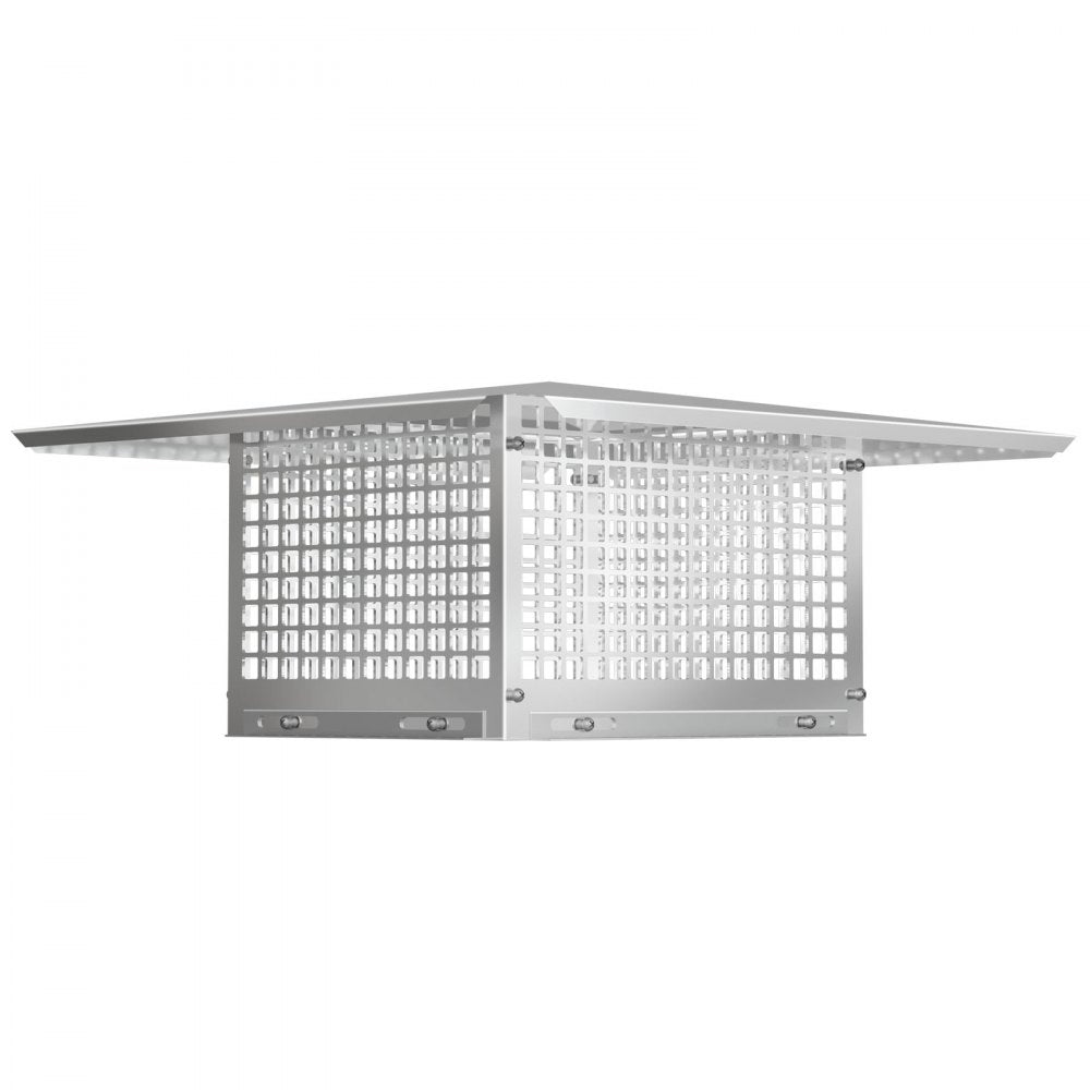 VEVOR Chimney Cap, 17\" x 21\" Flue Caps, 304 Stainless Steel Fireplace Chimney Cover, Adjustable Metal Spark Arrestor with Bolts Screws, Mesh Chimney Flue Cover for Outside Existing Clay Flue Tile