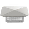 VEVOR Chimney Cap, 8\" x 17\" Flue Caps, 304 Stainless Steel Fireplace Chimney Cover, Adjustable Metal Spark Arrestor with Bolts Screws, Mesh Chimney Flue Cover for Outside Existing Clay Flue Tile