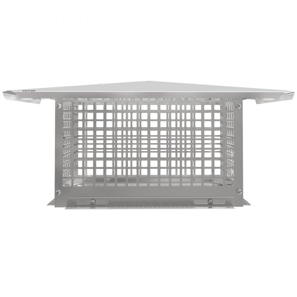 VEVOR Chimney Cap, 8\" x 17\" Flue Caps, 304 Stainless Steel Fireplace Chimney Cover, Adjustable Metal Spark Arrestor with Bolts Screws, Mesh Chimney Flue Cover for Outside Existing Clay Flue Tile