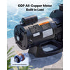 VEVOR Booster Pump 1.5 HP 40 GPM ODP Motor for Pressure Side Pool Cleaners, AC 120V Pool Booster Pump, 140 ft Max Head, NPT 3/4 in Inlet/Outlet, Wide Compatibility, Quick Connect Easy Installation